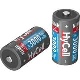 R14 batteri Hycell Laddbart batteri R14 (C) NiMH HR14 3000 2500 mAh 1.2 V 2 st
