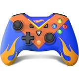 Orange - PC Spelkontroller Krom Key Edicion Hotwheels Gaming Controller (Switch/PC) - Blue/Orange