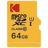 Kodak 64GB Class 10 Microsd-minneskort med SD-adapter