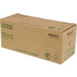Deltaco Alkaliska Batterier & Laddbart Deltaco Ultimate Alkaline C-batteri, Svanenmärkt, 10-pack (Bulk)