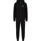 Bomull Jumpsuits & Overaller Emporio Armani Core ID Hooded Tracksuit - Black