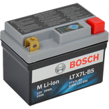 Mc batterier 12v Bosch MC litiumbatteri LTX7L-BS 12V 2,4 Ah pol till höger