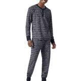 Herr - Polyester Pyjamasar Schiesser Gift Set Pyjama and Socks