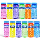 Joyin 12 4Oz Bubble Bottles With Wand Assortment For Kids, Bubble Blower For Bubble Blaster Party Favors, Summer Toy, Birthday, Outdoor & Indoor Activ