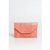Trussardi Handväskor Trussardi Pink Leather Clutch Women's Bag