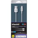 Infapower Kablar Infapower Apple To USB 2.0 Cable 2M - White