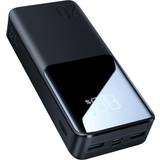 Batterier & Laddbart Joyroom JR-QP192 22,5W Powerbank 2 x USB-A (QC3.0) 1 x USB-C (PD) 20.000 mAh Sort