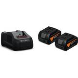 Batterier - Verktygsbatterier Batterier & Laddbart Fein 92604246010 Laddpaket 2 st ProCORE 5,0 Ah och laddare