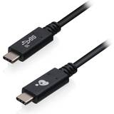 Kablar IOGEAR Smart USB-C USB-C USB-om certifierad 10 Gbps Meter