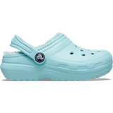 Turkosa Tofflor Crocs Kid's Classic Lined Clog - Pure Water