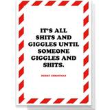 It's All Shits And Giggles Greetings Card Standard Card