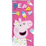 Rosa Babyhanddukar Safta "Badhandduk Peppa Pig Cosy corner (70 x 140 cm)