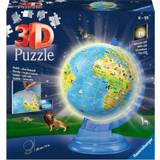 Ravensburger 3d pussel Ravensburger Globe with Light in German 188 Pieces