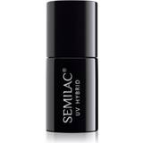 Semilac Guld Nagelprodukter Semilac UV Hybrid Top No Wipe Real Color
