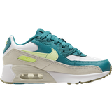 Nike Turkosa Sneakers Nike Air Max 90 LTR PS - White/Bright Spruce/Phantom/Barely Volt