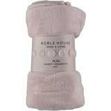 Noble House Filtar Noble House Pläd Irma Coral Fleece Filt Rosa