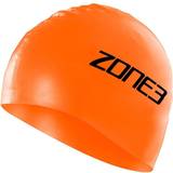 Orange Badmössor Zone3 Silicone Swim Beanies Sr
