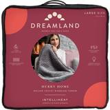 Dreamland Filtar Dreamland Hurry Home Deluxe Velvet Warming Throw Filt Grå (160x120cm)