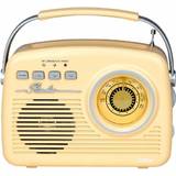 Lauson Bärbar radio Radioapparater Lauson Radio RA143 Kräm Vintage