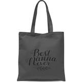 Gråa Väskor Best Nanna Ever Tote Bag Grey