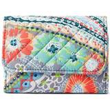 Vera Bradley Women s Recycled Cotton RFID Compact Wallet Citrus Paisley