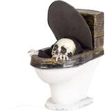 Skelett - Vit Tillbehör Hisab Joker Halloween Toilet Reaper