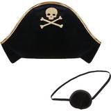 Pirater - Svart Huvudbonader Mimi & Lula Pirate Hat and Patch Dress Up Set