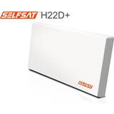 TV-paraboler Selfsat H22D + UHD 4 K enkel