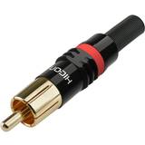 Hicon RCA plug HI-CM03-RED