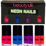 BeautyUK Silver Nagelprodukter BeautyUK Neon Nail Polish Set 2
