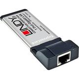 Lindy Nätverkskort & Bluetooth-adaptrar Lindy Gigabit Ethernet Card 1000Base-T Plug-in Card ExpressCard