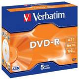 Optisk lagring Verbatim DVD-R x16 5-pack