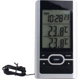 The Thermometer Factory Indoor Outdoor Digital Clock Lighting