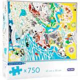 Peliko Klassiska pussel Peliko Map of Moominvalley Martinex Puzzle 750 Pieces