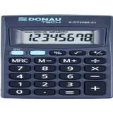 Pocket calculator Donau calculator TECH pocket calculator, 8 digits. display, dim. 127x104x8 mm, black
