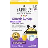 Grapefrukt Receptfria läkemedel Zarbee's Naturals Zarbee's Baby Cough Syrup Dark Honey + Zinc, Natural Grape Flavor, 2
