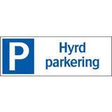Kontorsinredning & Förvaring Skylt Hyrd Parkering 35-7124 297X105Mm