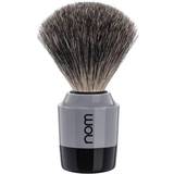 Nom MARTEN shaving brush Pure Badger Grey