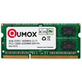 8 GB - SO-DIMM DDR3 RAM minnen Qumox SO-DIMM DDR3 1600MHz 8GB (83903)