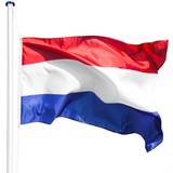 Tectake Flaggor & Tillbehör tectake Aluminium Flaggstång Nederländerna