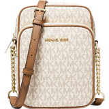 Michael Kors Jet Set Travel Medium Logo Crossbody Bag - Vanilla