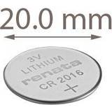 Renata Batterier - Klockbatterier Batterier & Laddbart Renata CR2016 (1 stk. Lithium Knapcelle