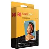 Kodak Direktbildsfilm Kodak 2" x 3" premium zink fotopapper (100 ark) kompatibel med PRINTOMATIC, Smile och Stead-kameror och skrivare