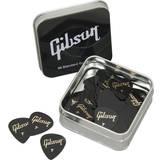 Gibson Plektrum Gibson 50 Standard Pack Picks Medium Tin Box
