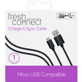 Kablar Fresh Connect Micro Cable 1M Black