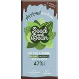 Seed & Bean Konfektyr & Kakor Seed & Bean Chokolade 47% Salt Orange Plantebaseret