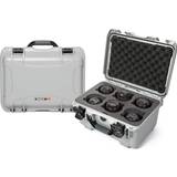 Nanuk 918-LENS5, 6 Lens Waterproof Hard Case, Silver 918-LENS5