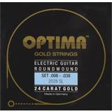 Optima Musiktillbehör Optima Gold 2028 Super Light Strings For Electric Guitar 008/038