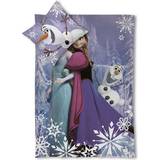 Frost - Multifärgade Textilier Licens Anna Elsa and Olaf Frozen Bedding 150x210cm