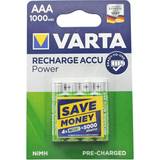 Varta AAA (LR03) Batterier & Laddbart Varta Power Accu AAA 4-pack